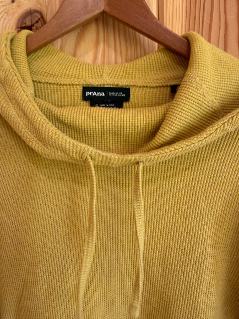 Prana Waffle Knit Cropped Hoodie - Picture 5 of 5